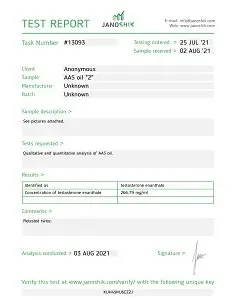 Odin Pharma Testosterone E Lab Test