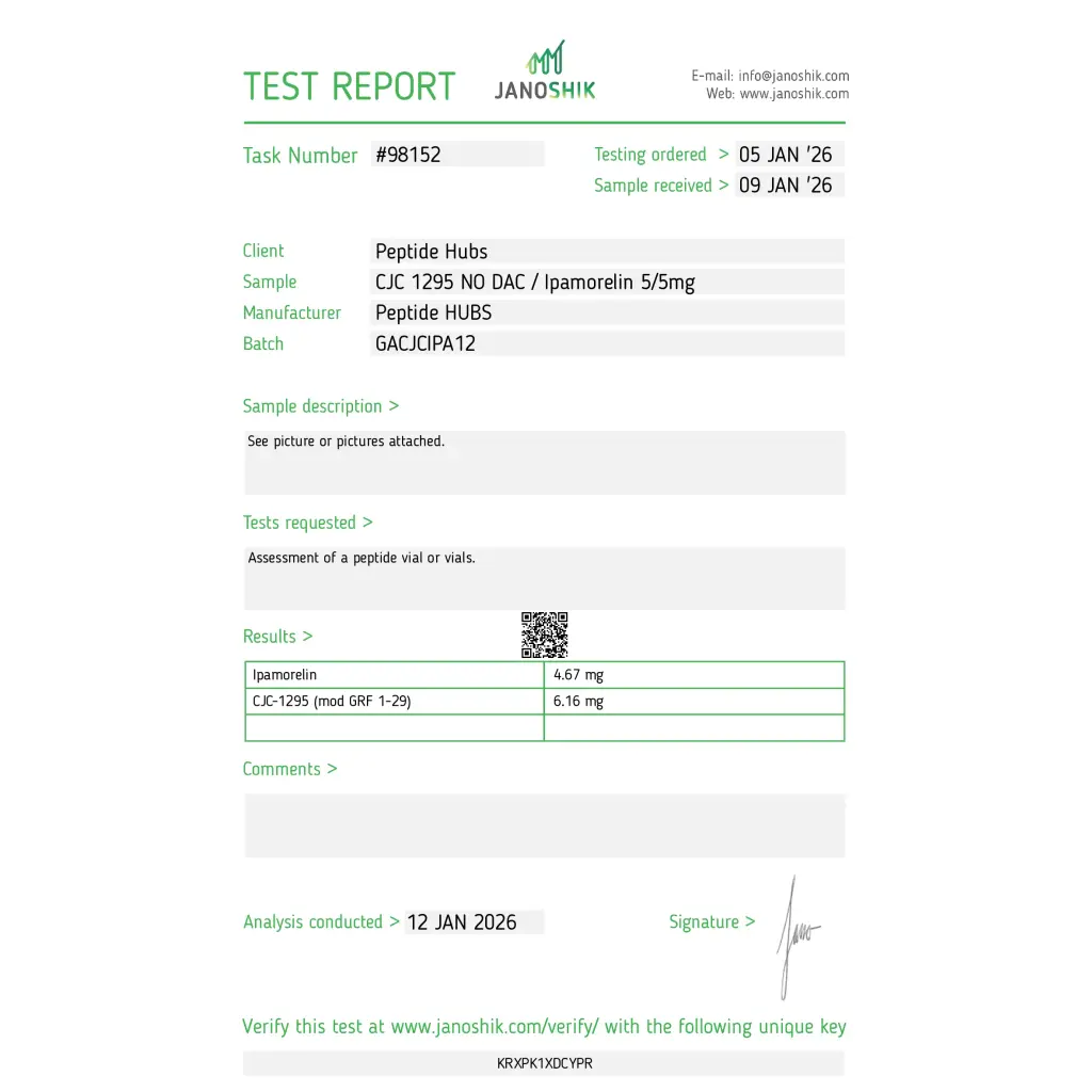 CJC-1295 / Ipamorelin 10mg