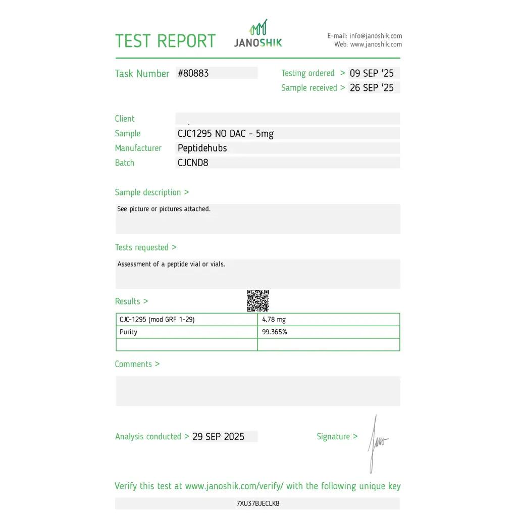 CJC-1295 No DAC 5mg