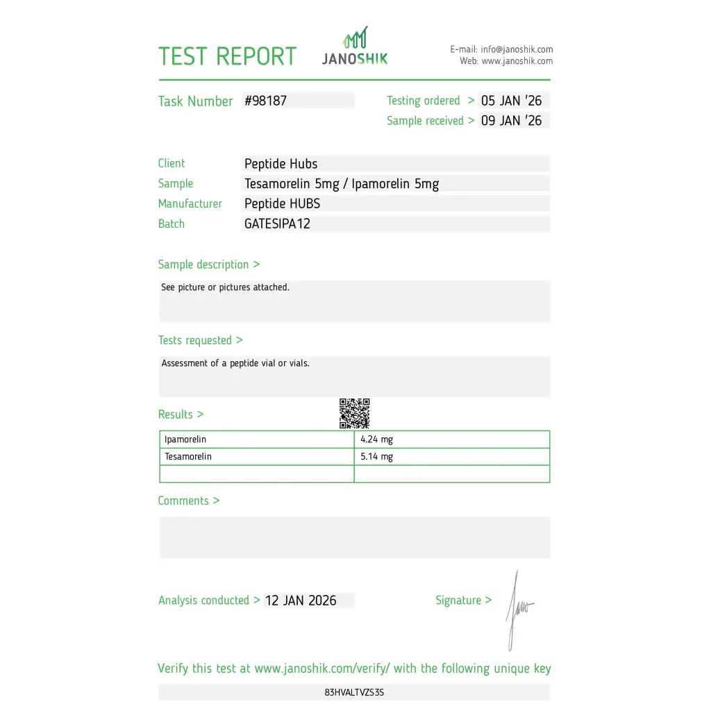 Tesamorelin / Ipamorelin 10mg
